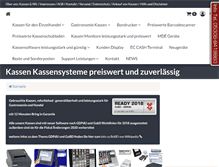 Tablet Screenshot of gebrauchtkassen.com